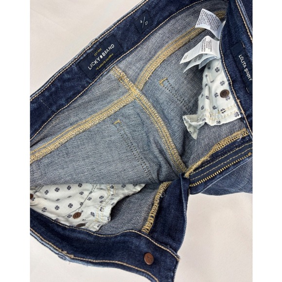 Lucky Brand Lolita Skinny Jeans Women's 4/27 Blue Denim Stretch - Picture 6 of 12